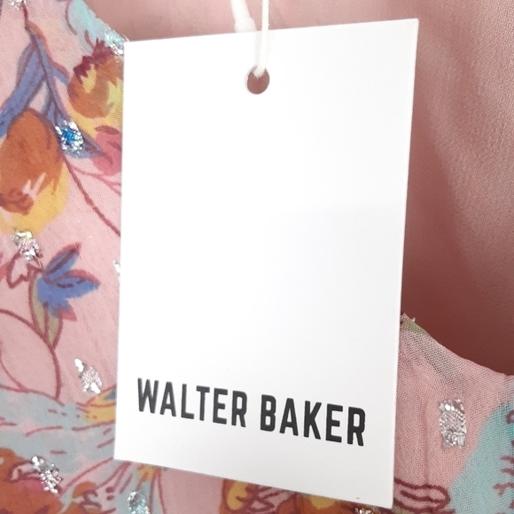 NWT Walter Baker Mars Dress In Boho Floral Print Size 2  Retail: $228 - Picture 10 of 11